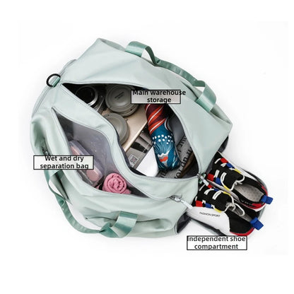  Gym & Travel Bag – Dry/Wet Separation, Multi‑Pocket Design & Shoulder Carry