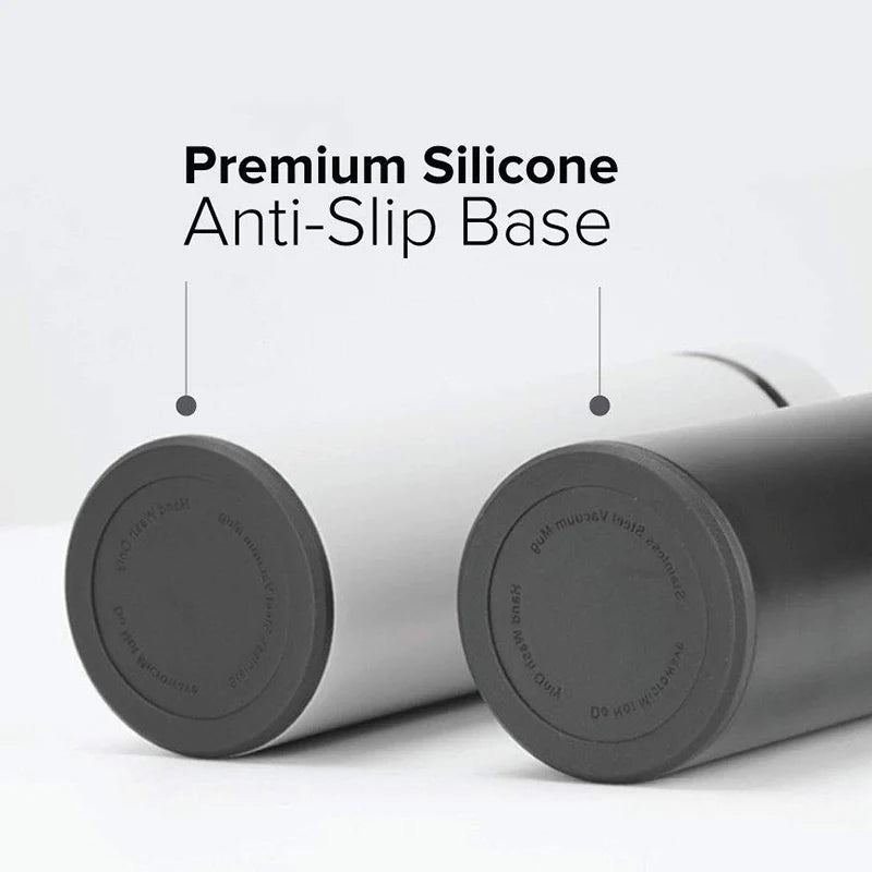 Smart Stainless Steel Water Bottle – Leak‑Proof, Double‑Walled & LCD Temperature Display