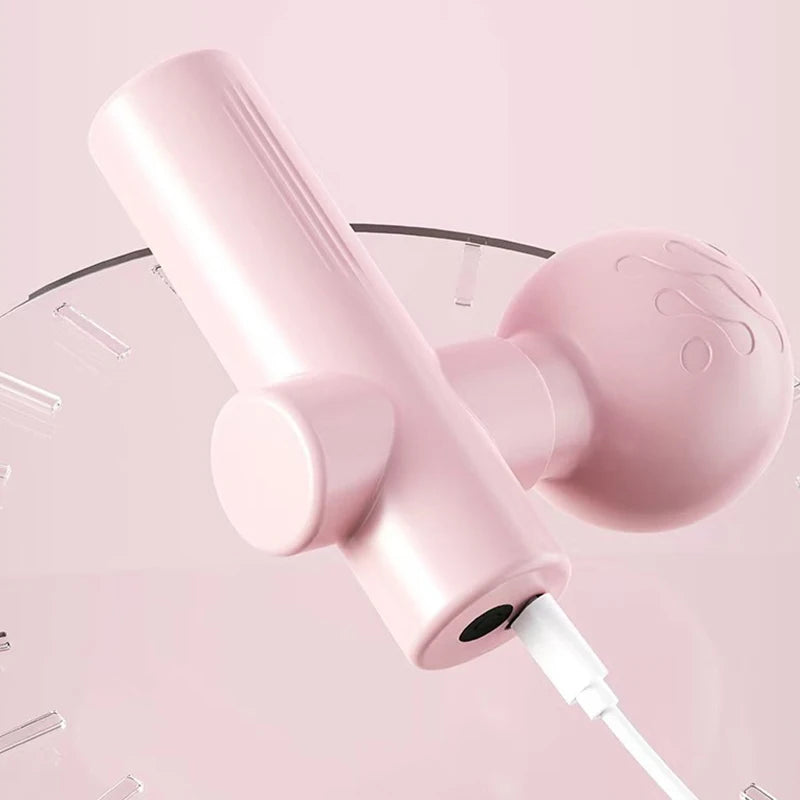Mini Fascia Massage Tool – USB Vibrating Muscle Relaxer for Deep Tissue Recovery